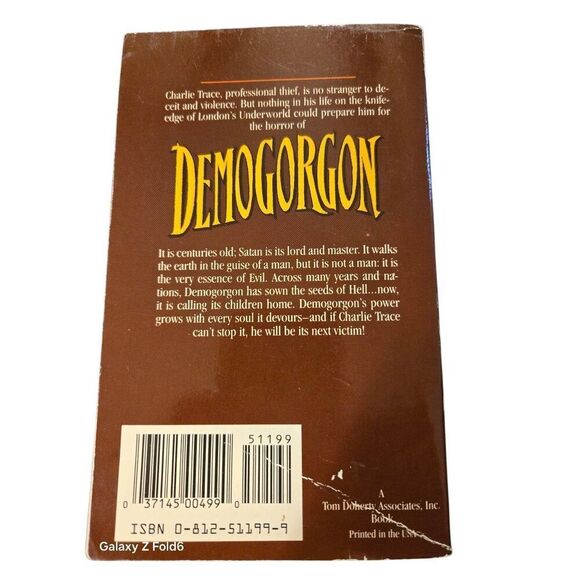 Demogorgon by Brian Lumley - TOR Horror - isbn 0812511999 - Picture 2 of 6